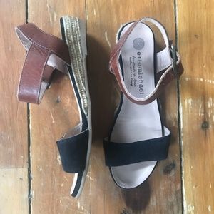 Leather Espadrille Sandals